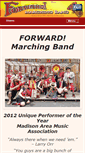 Mobile Screenshot of forwardband.org